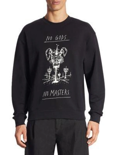 Shop Mcq By Alexander Mcqueen Printed Sweatshirt In Black