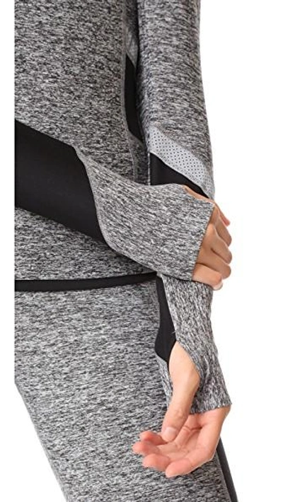 Shop Beyond Yoga Refraction Jacket In Black/white