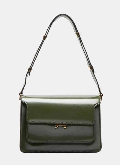 Marni Medium Trunk Bag In Green