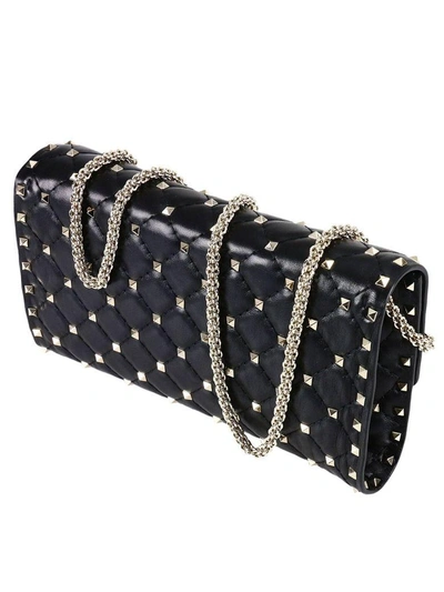 Shop Valentino Clutch Shoulder Bag Women  Garavani In Black