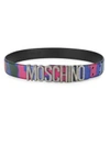 MOSCHINO Camouflage Leather Belt