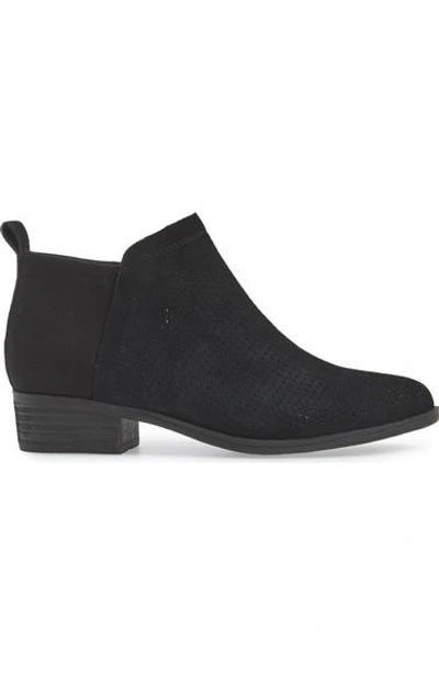 Shop Toms Deia Block Heel Bootie In Black Suede