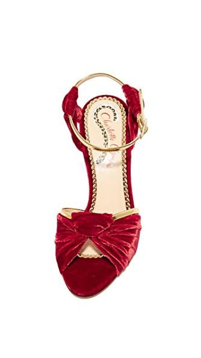 Shop Charlotte Olympia Broadway 95 Pumps In Red
