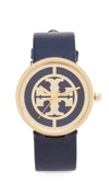 TORY BURCH THE REVA LEATHER WATCH