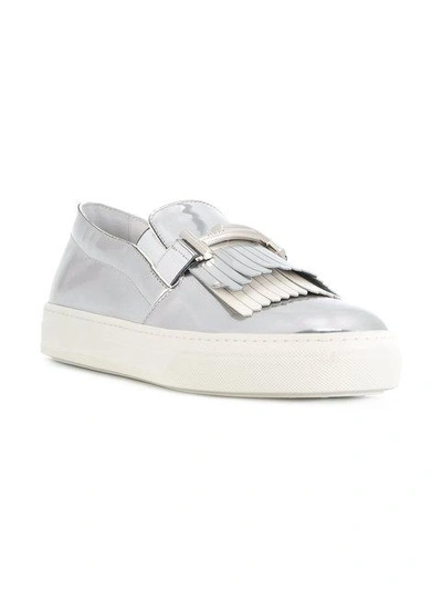 Shop Tod's Double T Slip-on Sneakers