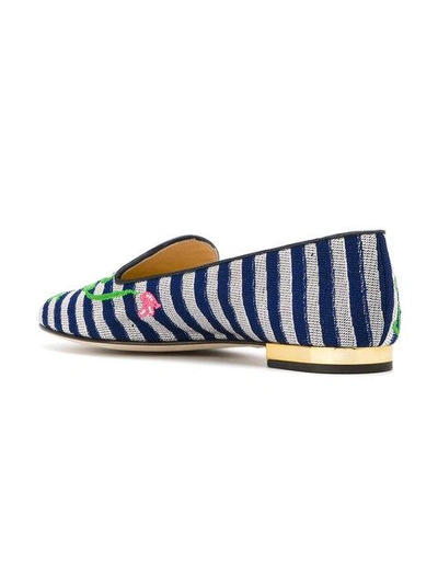 Shop Charlotte Olympia Amour Slippers In Multicolour