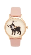 Kate Spade Women's Goldtone Stainless Steel & Leather Strap Watch In Pink