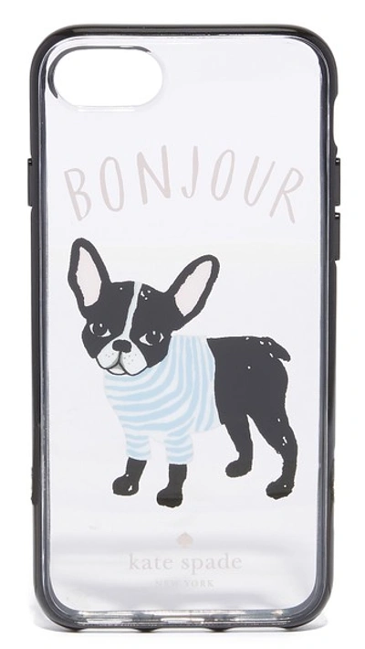 Kate Spade Bonjour Iphone Case In Clear