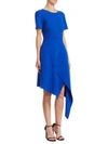 OSCAR DE LA RENTA Asymmetric Flare Dress