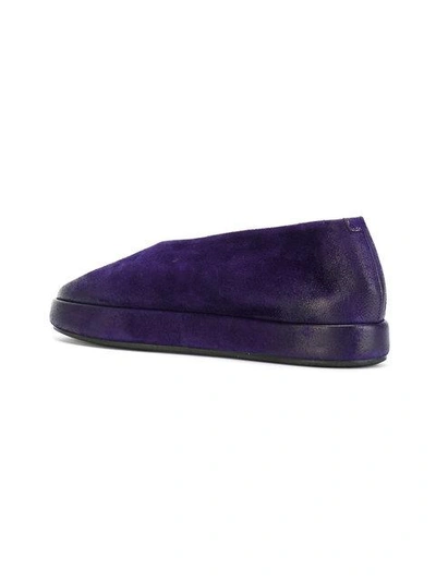 Shop Marsèll Almond Toe Loafers - Pink & Purple