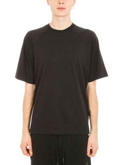 Shop Y-3 Black Cotton T-shirt