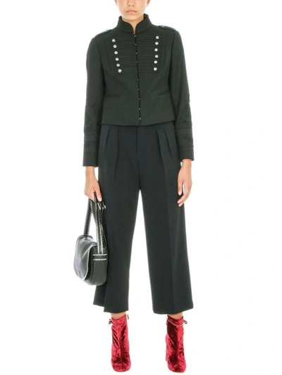 Shop Red Valentino High Waistes Belt Pant In Black