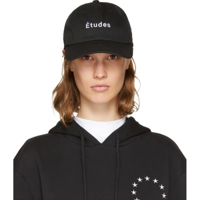 Shop Etudes Studio Black Still Logo Cap