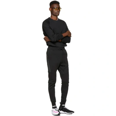 Shop Nike Black Nsw Tech Fleece Jogger Pants