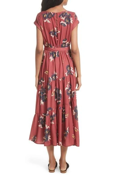 Shop Free People Women's  All I Got Maxi Dress In Red Combo
