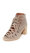 JEFFREY CAMPBELL CORWIN LACE UP BOOTIES