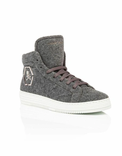 Shop Philipp Plein Hi-top Sneakers "aspen"