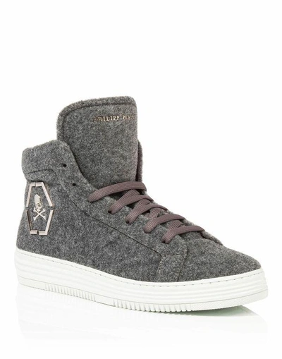 Shop Philipp Plein Hi-top Sneakers "aspen"