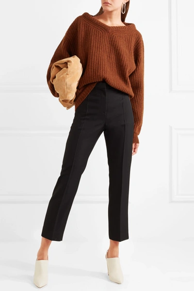 Lemaire Oversized Ribbed Wool Sweater | ModeSens