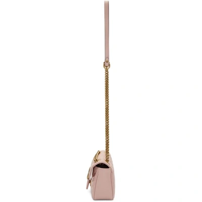 Shop Gucci Pink Mini Gg Marmont 2.0 Bag