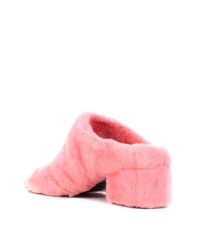 Shop 3.1 Phillip Lim / フィリップ リム Cube Shearling Sandals In Pink