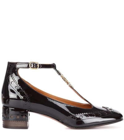 Shop Chloé Perry Patent Leather Pumps In Past Lrowe