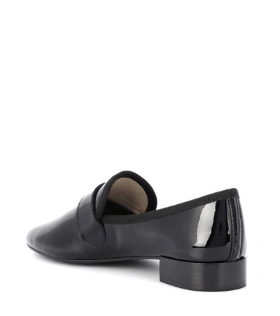 Shop Repetto Maestro Patent Leather Loafers In Black