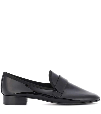 Shop Repetto Maestro Patent Leather Loafers In Black