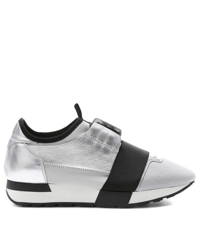 Balenciaga race 2025 runner silver