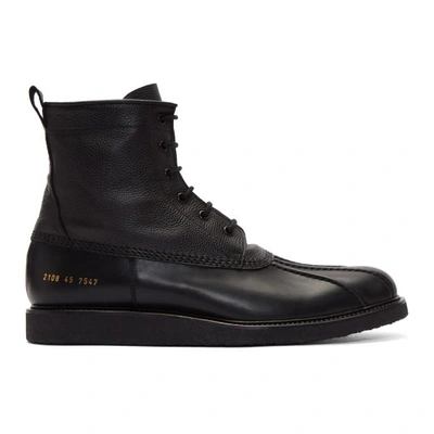 Shop Common Projects Black Duck Boots