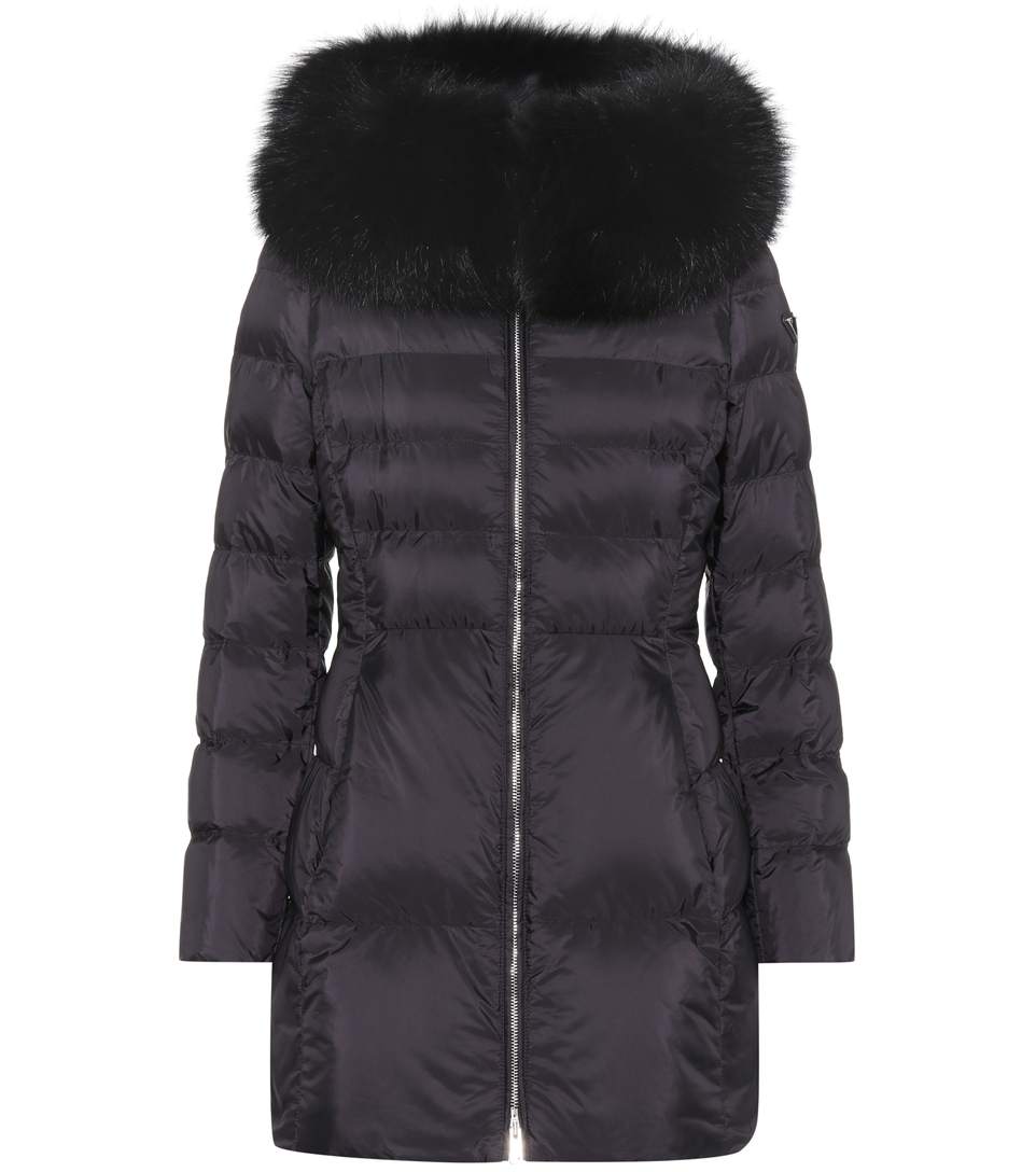 prada puffer coat women's