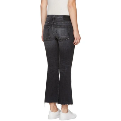 Shop Amo Black Kick Crop Jeans In 115 Rascal