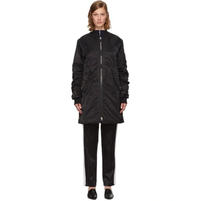 Shop Acne Studios Black Coos Bomber Coat