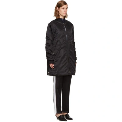 Shop Acne Studios Black Coos Bomber Coat