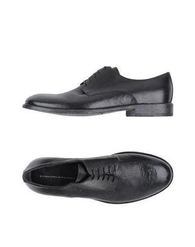 Shop Ermanno Scervino Laced Shoes In Black