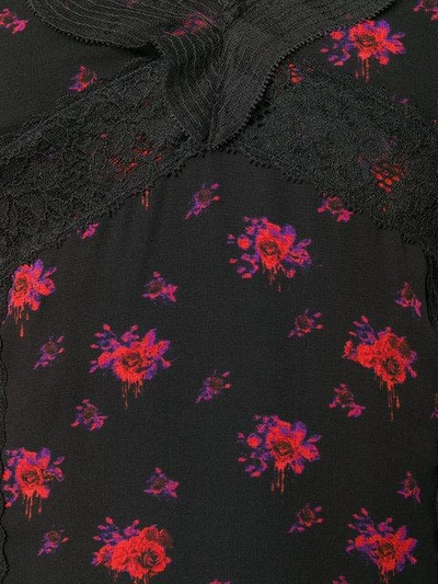 Shop Mcq By Alexander Mcqueen Floral Print Slip Dress