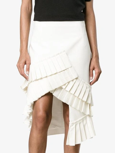 Shop Jacquemus La Jupe Seville Skirt In Neutrals