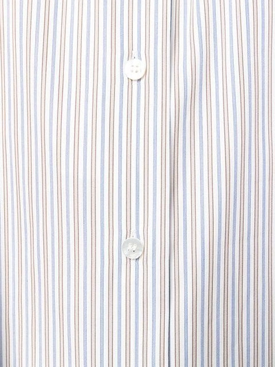 Shop Maison Margiela Oversized Pinstripe Shirt