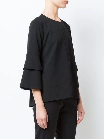 Shop Tibi Layered Sleeves Blouse