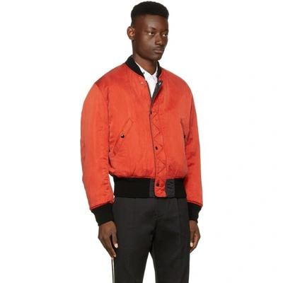 Shop Gucci Black Nylon 'modern Future' Bomber Jacket