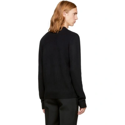 Shop Mcq By Alexander Mcqueen Black 'the End' Sweater
