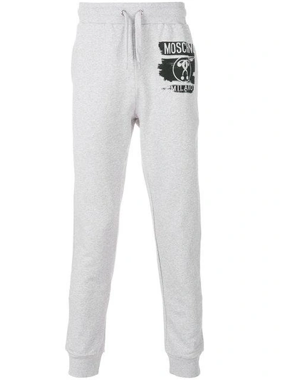 Shop Moschino Question Mark Logo Tracksuit Bottoms
