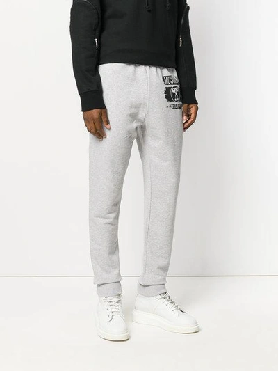 Shop Moschino Question Mark Logo Tracksuit Bottoms