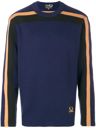 Shop Fred Perry Contrast Stripe Sweatshirt