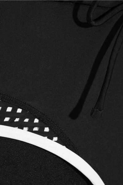Shop Duskii Waimea Laser-cut Boardshorts In Black