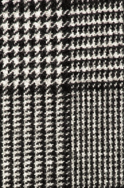 Shop Tibi Tweed Skirt In Black,checkered & Plaid