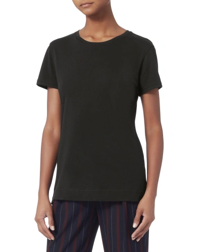 Shop Adam Lippes Pima Cotton Black T-shirt