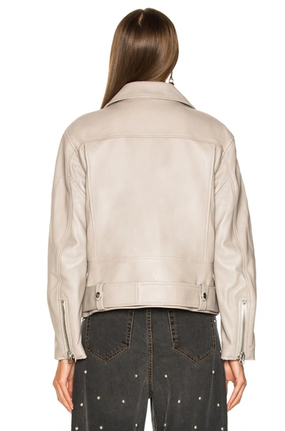 Shop Acne Studios Merlyn Jacket In Gray. In Mid Grey