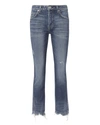 AMO Babe White Piping Detail Jeans,A01202NP033/BABEPIP