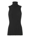 DEREK LAM Ribbed Sleeveless Turtleneck,C99DL9007